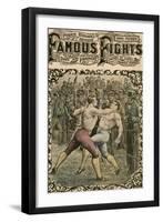 Fight Between Dick Curtis and Jack Perkins, 1828-Pugnis-Framed Giclee Print