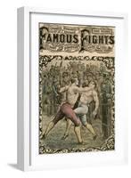 Fight Between Dick Curtis and Jack Perkins, 1828-Pugnis-Framed Giclee Print
