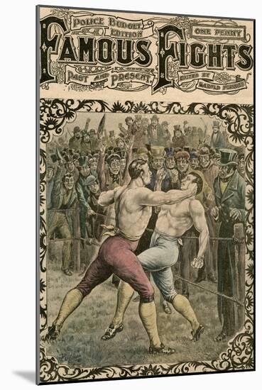 Fight Between Dick Curtis and Jack Perkins, 1828-Pugnis-Mounted Giclee Print