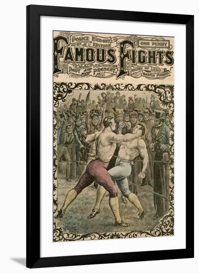 Fight Between Dick Curtis and Jack Perkins, 1828-Pugnis-Framed Giclee Print