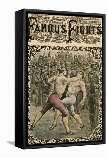 Fight Between Dick Curtis and Jack Perkins, 1828-Pugnis-Framed Stretched Canvas