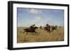 Fight Between Dnieper Cossacks and Tatars, 1892-Sergei Ivanovich Vasilkovsky-Framed Giclee Print