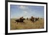 Fight Between Dnieper Cossacks and Tatars, 1892-Sergei Ivanovich Vasilkovsky-Framed Giclee Print