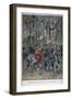 Fight Between Gendarmes and Civilians in the Bois De Boulogne, Paris, 1895-Henri Meyer-Framed Giclee Print