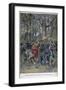 Fight Between Gendarmes and Civilians in the Bois De Boulogne, Paris, 1895-Henri Meyer-Framed Giclee Print