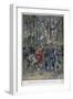 Fight Between Gendarmes and Civilians in the Bois De Boulogne, Paris, 1895-Henri Meyer-Framed Giclee Print