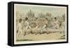 Fight Between Jack Randall and Martin the Baker-W.e. Downing-Framed Stretched Canvas