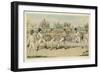 Fight Between Jack Randall and Martin the Baker-W.e. Downing-Framed Art Print