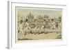 Fight Between Jack Randall and Martin the Baker-W.e. Downing-Framed Art Print