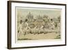 Fight Between Jack Randall and Martin the Baker-W.e. Downing-Framed Art Print