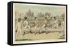 Fight Between Jack Randall and Martin the Baker-W.e. Downing-Framed Stretched Canvas