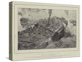 Fight Between the Brunswick and Le Vengeur-Gustave Bourgain-Stretched Canvas