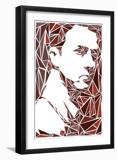 Fight Club the Narrator-Cristian Mielu-Framed Art Print