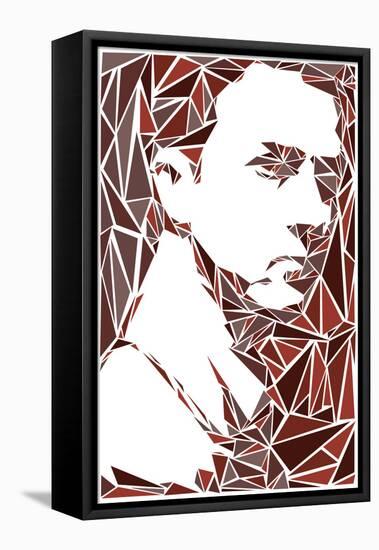 Fight Club the Narrator-Cristian Mielu-Framed Stretched Canvas