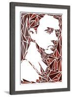 Fight Club the Narrator-Cristian Mielu-Framed Art Print