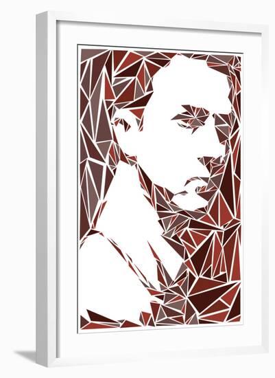 Fight Club the Narrator-Cristian Mielu-Framed Art Print