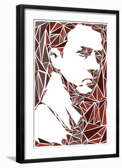 Fight Club the Narrator-Cristian Mielu-Framed Art Print