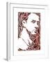 Fight Club the Narrator-Cristian Mielu-Framed Art Print