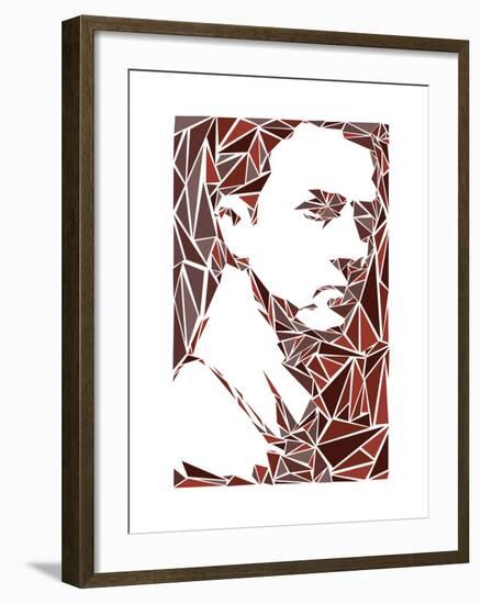 Fight Club the Narrator-Cristian Mielu-Framed Art Print