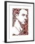 Fight Club the Narrator-Cristian Mielu-Framed Art Print