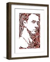 Fight Club the Narrator-Cristian Mielu-Framed Art Print