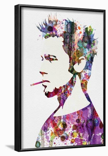 Fight Club Watercolor-Anna Malkin-Framed Poster