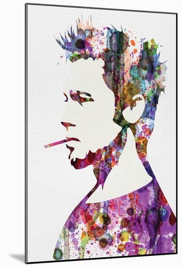 Fight Club Watercolor-Anna Malkin-Mounted Poster