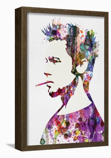 Fight Club Watercolor-Anna Malkin-Framed Poster