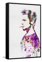 Fight Club Watercolor-Anna Malkin-Framed Stretched Canvas