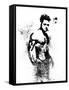 Fight Club Watercolor-Jack Hunter-Framed Stretched Canvas