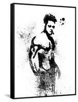 Fight Club Watercolor-Jack Hunter-Framed Stretched Canvas
