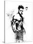 Fight Club Watercolor-Jack Hunter-Stretched Canvas