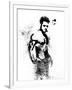 Fight Club Watercolor-Jack Hunter-Framed Art Print