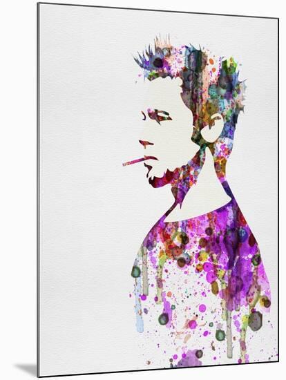 Fight Club Watercolor-Anna Malkin-Mounted Art Print