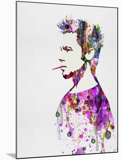 Fight Club Watercolor-Anna Malkin-Mounted Art Print