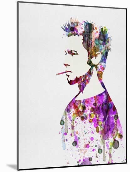 Fight Club Watercolor-Anna Malkin-Mounted Art Print