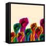 Fight for Human Rights. Modern Art Collage in Pop-Art Style. Contemporary Minimalistic Artwork in N-master1305-Framed Stretched Canvas