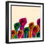 Fight for Human Rights. Modern Art Collage in Pop-Art Style. Contemporary Minimalistic Artwork in N-master1305-Framed Photographic Print
