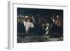 Fight in a Farmyard-Olaf Isaachsen-Framed Giclee Print