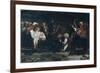 Fight in a Farmyard-Olaf Isaachsen-Framed Giclee Print