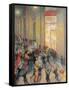 Fight in the Arcade-Umberto Boccioni-Framed Stretched Canvas