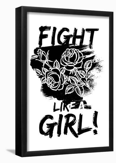 Fight Like a Girl!-null-Framed Poster