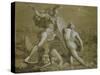 Fight of Achilles with the River Scamander-Philipp Otto Runge-Stretched Canvas