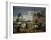 Fight of Cocks, 17th century-Frans Snyders-Framed Giclee Print