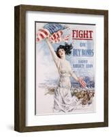 Fight or Buy Bonds-Howard Chandler Christy-Framed Giclee Print