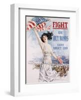 Fight or Buy Bonds-Howard Chandler Christy-Framed Giclee Print