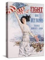 Fight or Buy Bonds-Howard Chandler Christy-Stretched Canvas