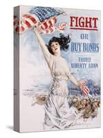 Fight or Buy Bonds-Howard Chandler Christy-Stretched Canvas