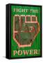 Fight The Power Pixel 1-null-Framed Stretched Canvas