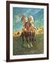 Fight to the Finish-Charles Schreyvogel-Framed Giclee Print